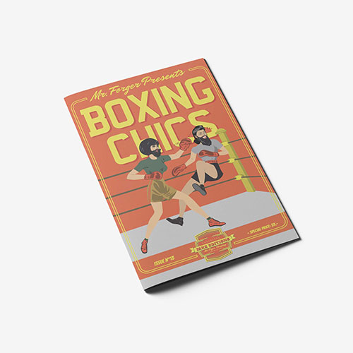 Boxing chics poster