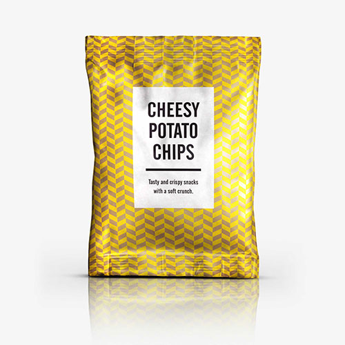 Packaging Cheesy potato chips