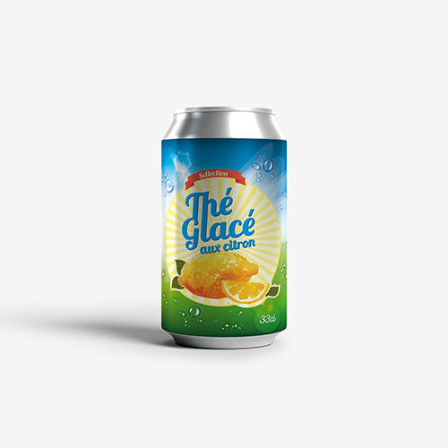 Thé Glacé Ice Tea Packaging
